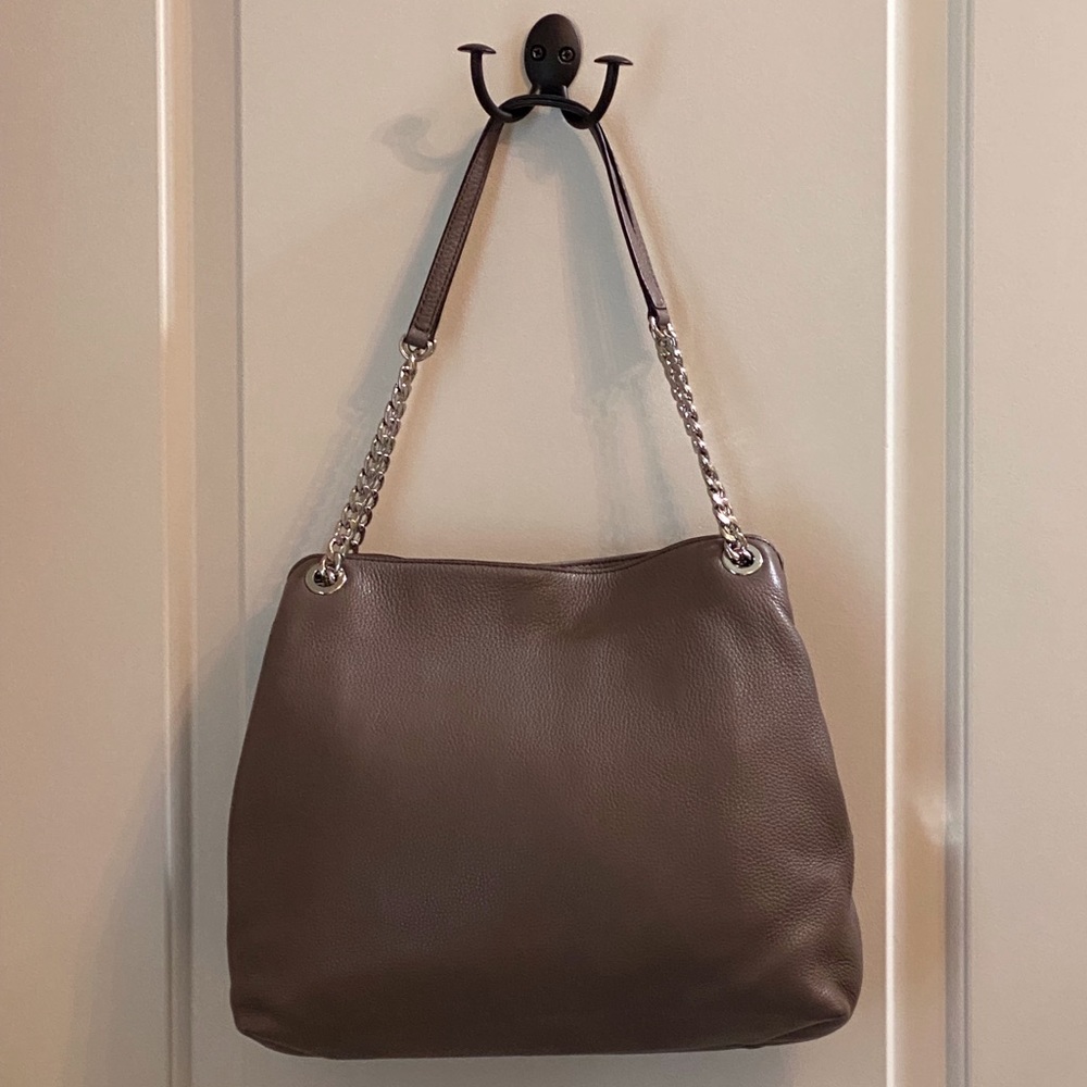 Michael Kors Jet Set chain large leather purse